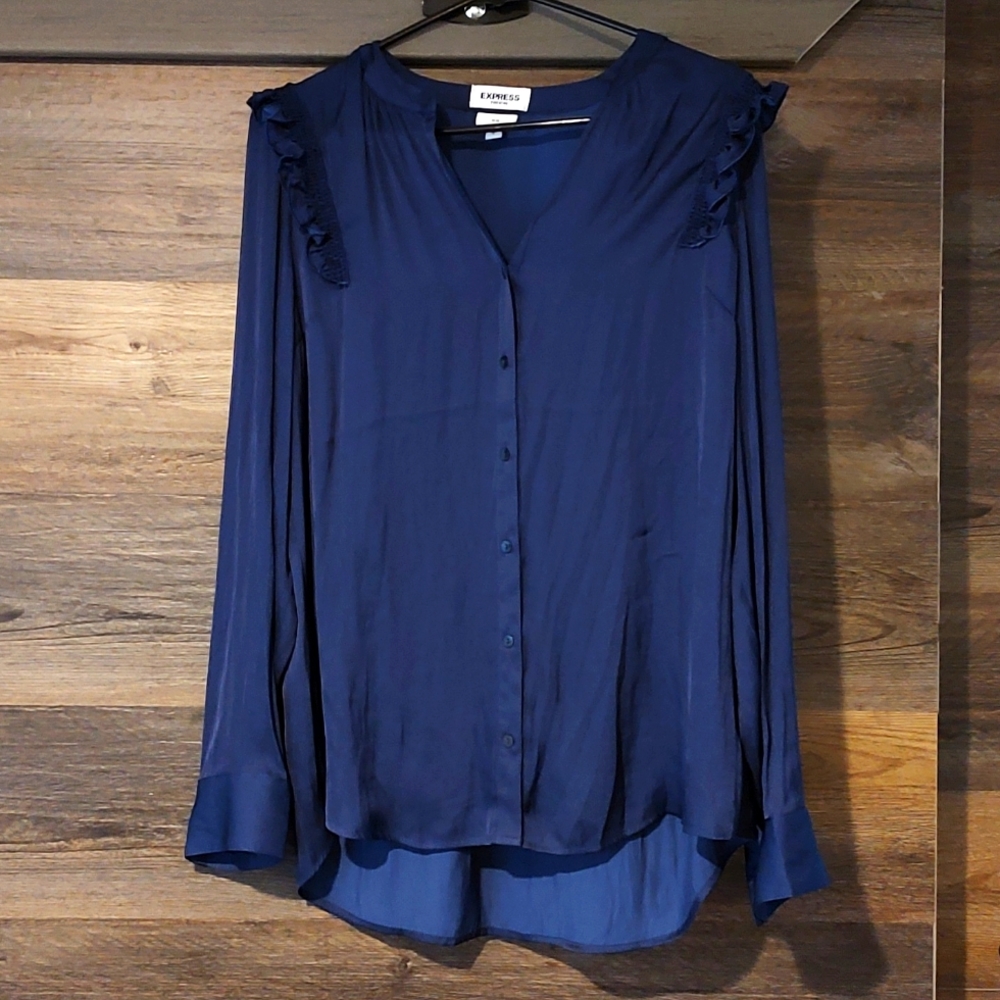 Navy blue Express portofino slim L